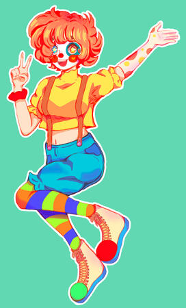 character full-body, full color