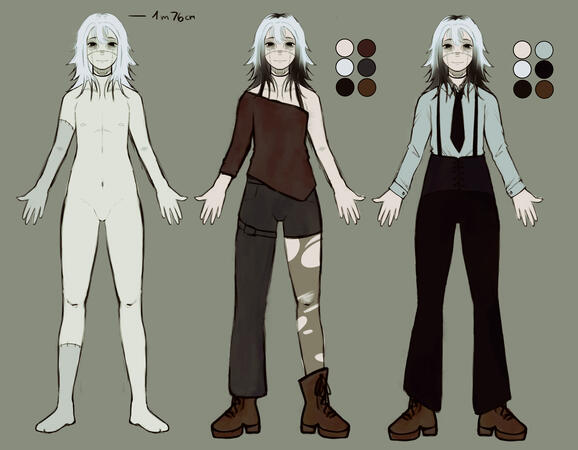 character reference sheet