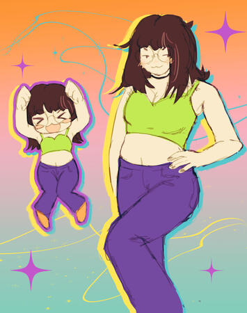 colored sketch