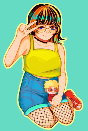 "meet the artist", full color