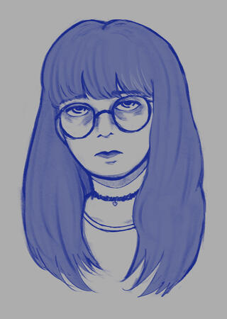 headshot, sketch